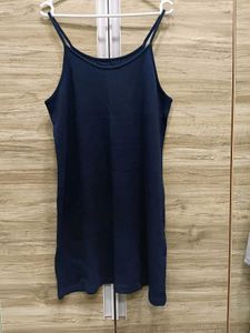 Navy Blue Midi Dress 💙 | Minimalist / Chic / Casu