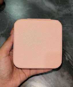 Cute Pink Travel Jewelry Organizer Pouch