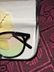 Stylish Black Eyeglasses with Case