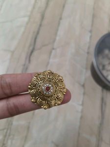 2 Exquisite Gold-Plated Floral Ring