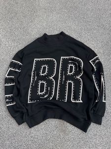 Black Graphic Print Sweatshirt