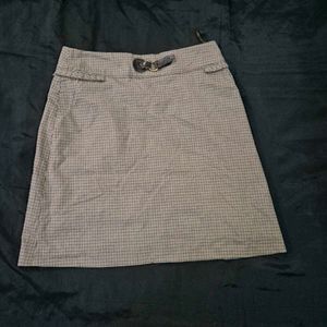 Checkered Mini Skirt| formal skirt| Korean