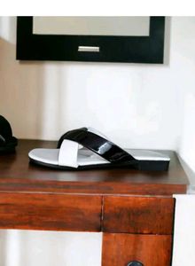 Chic White &amp; Black Heels