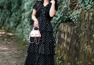 Chic Polka Dot Tiered Dress