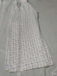 Purple Striped Kurta Set