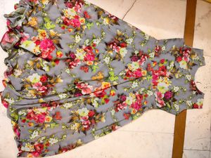 Beautiful Floral Print Gown