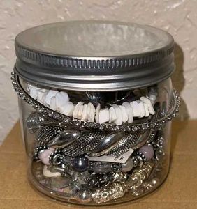 Assorted Jewelry Jar