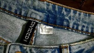 Distressed H&amp;M Blue Denim Jeans