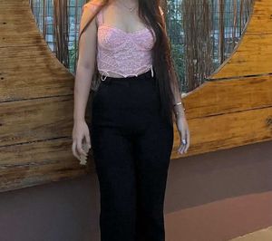 Sheer Lace Corset Top