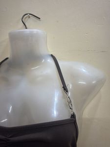 Halter Neck Top with Chain Detail