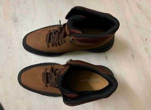 Cole Haan Brown Leather Hiking Boots