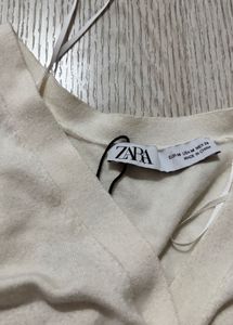 Cream V-Neck Cardigan