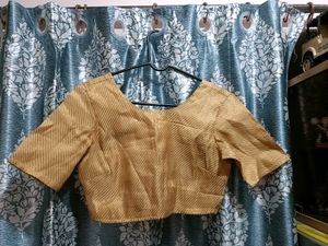 Elegant designer golden blouse