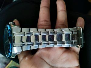 Mens Edifice Casio Watch Silver