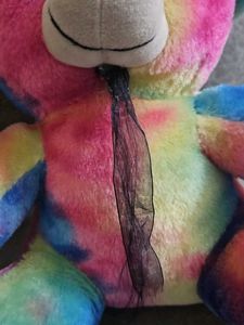 Vibrant Tie-Dye Teddy Bear Plush Toy