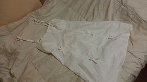 White Cotton mini dress