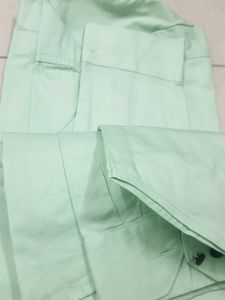 Men's Light Green Formals Shirt