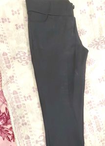 Classic Navy Blue Slim Fit Pants