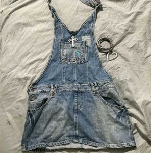 Denim Overall Dress