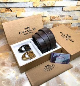 Coach Double Buckle Belt First Copy