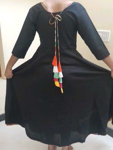 New Unused Black Anarkali Kurta