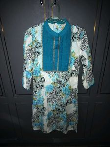 Floral Print Kurta
