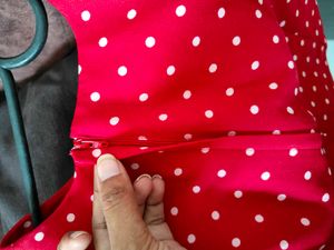Sag Harbor petite Size 12 Polka Dot Womens Dress