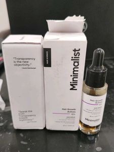 Minimalist Hair Growth Actives Serum