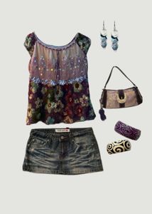Y2K whimsy top