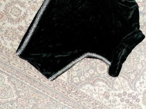 Velvet One-Shoulder Top