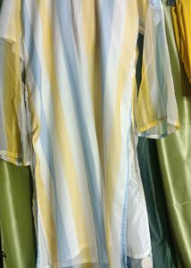 Striped Kurta Set with Dupatta