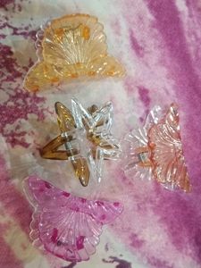 Cute Butterfly & Flower Claw Clips Set