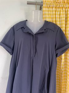 Chic Dark Gray Casual Dress