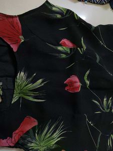 long sleeveless dress floral