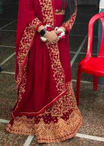 Designer Maroon Lehenga Choli