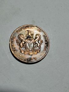 Year 1973 Nigerian Coin One Kobo