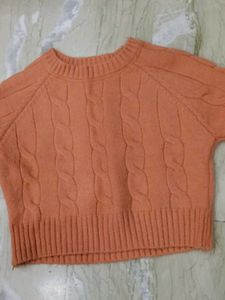 Peach Knit Sweater