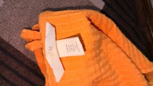 Orange Textured Cami Crop Top