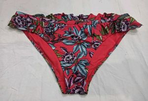 💛 Floral Ruffled Bikini Bottom