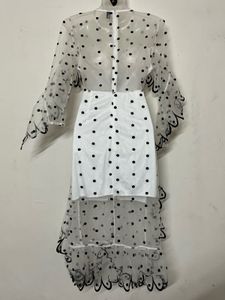 Pintresty designer Elegant Polka Dot Ethnic Gown