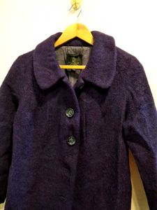 Vintage Purple Wool Coat