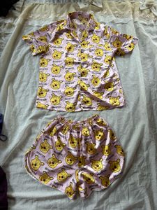 Thailand imported Cute Pooh Bear Pajama Set