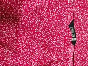 Pink Floral Ruched Crop Top
