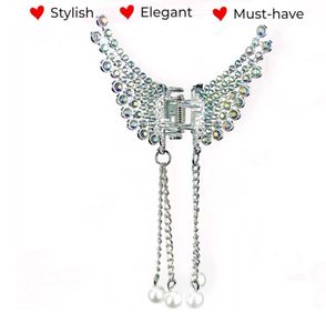 Elegant Rhinestone Hair Claw Clip