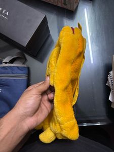 Cute Yellow Plush Backpack