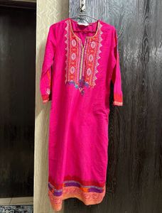 Three Peice Cordset With 2 Kurtis