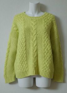 Neon Yellow Knit Pullover
