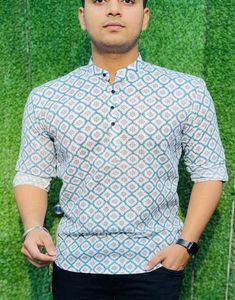 Men's Printed Kurta