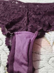 Sexy Purple Lace Briefs