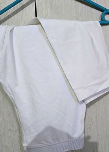 White Cotton Leggings